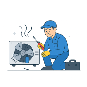 AC Outside / Outdoor Fan Problem