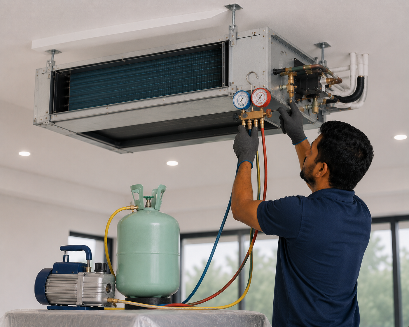 AC Gas Refill