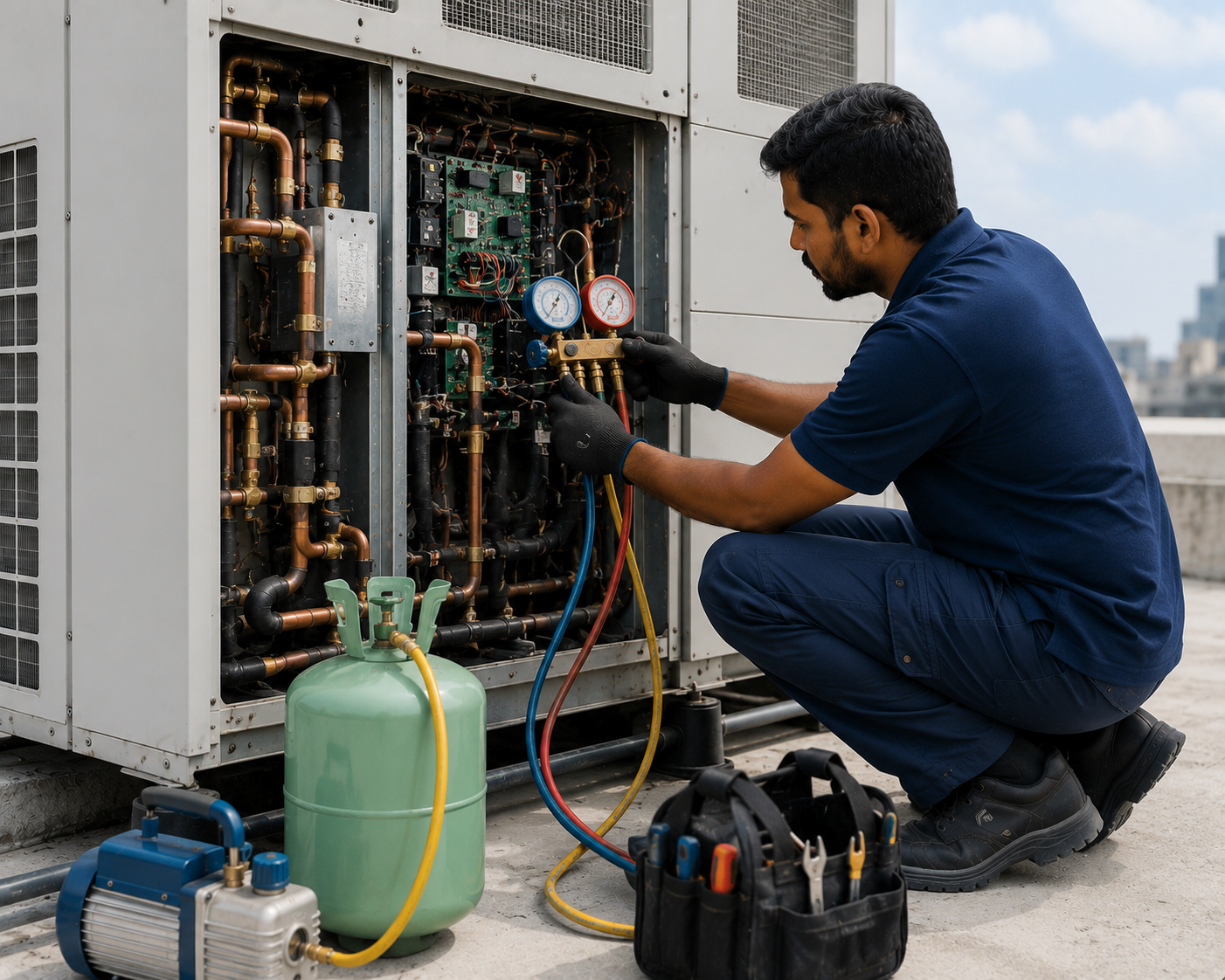 AC Gas Refill