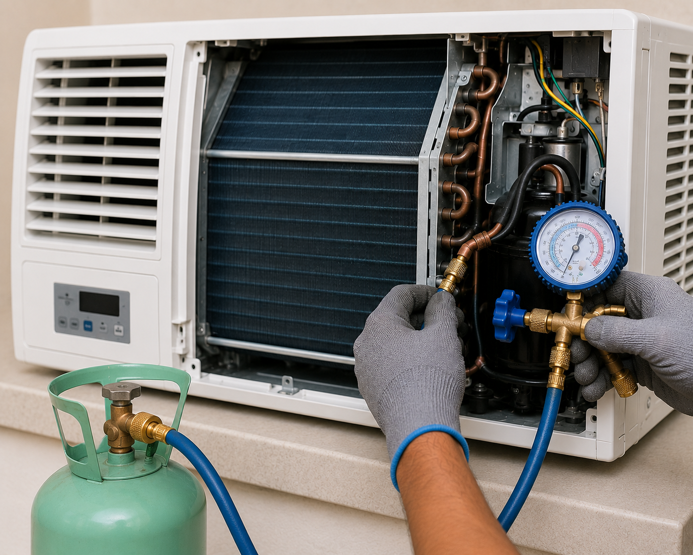 AC Gas Refill